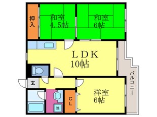 シベール青殿の物件間取画像